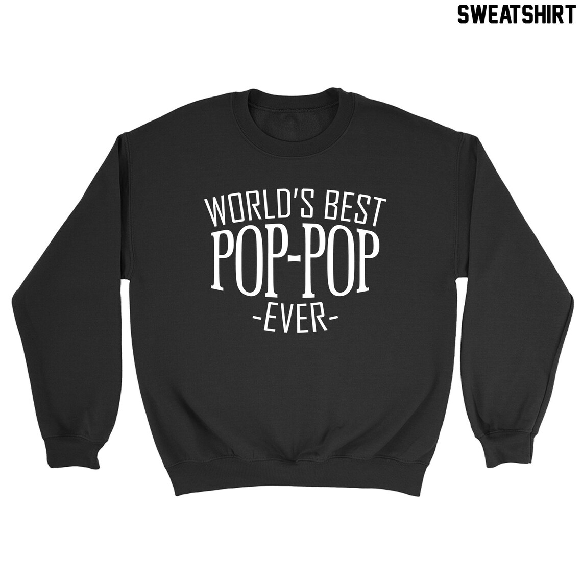 Pop pop shirt Worlds best pop pop ever t shirt poppop Etsy