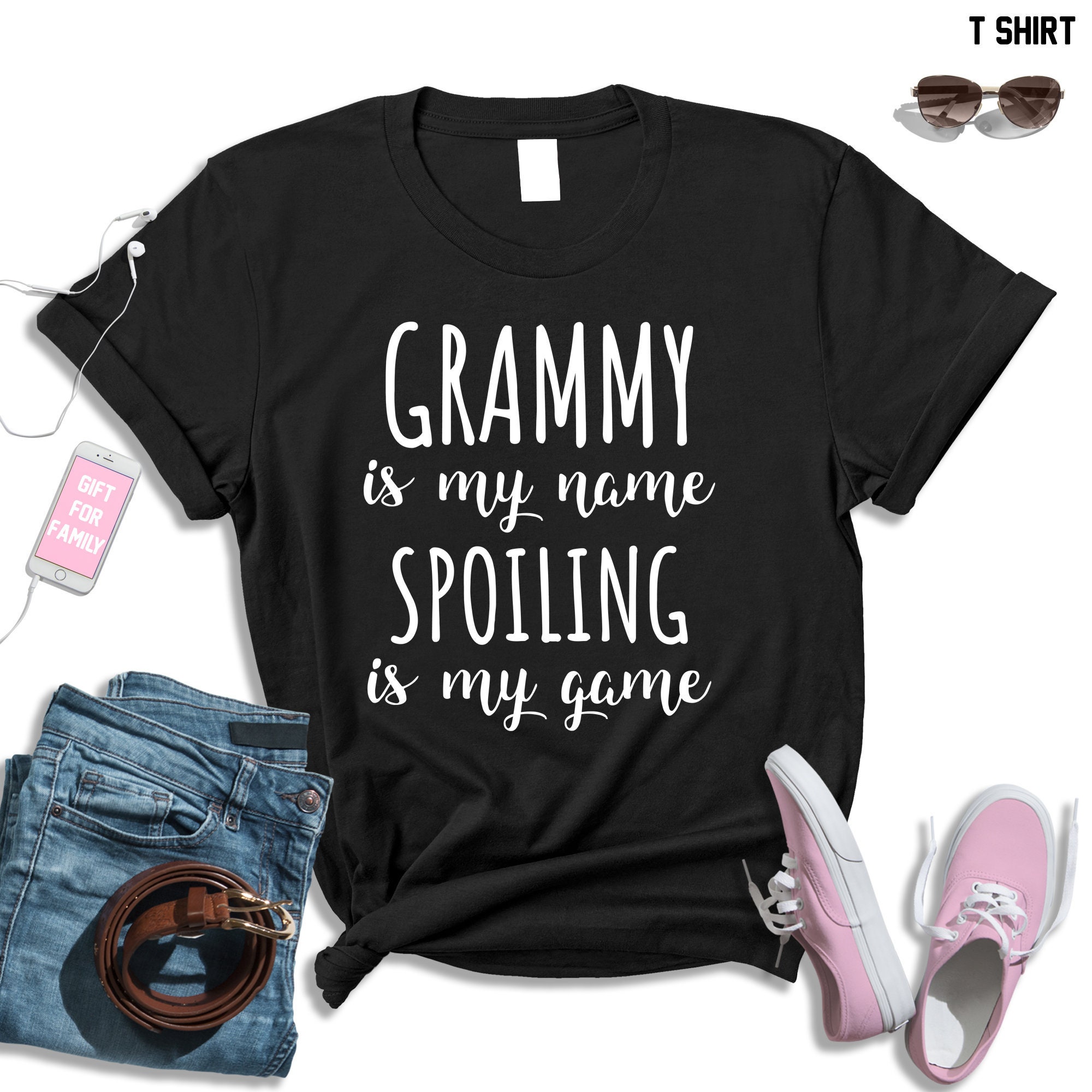 Mimi is My Name Spoiling is My Game Grandma Grammy mom Grandparents t Shirt 