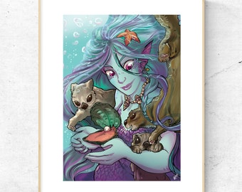 A4 Print - Mermaid