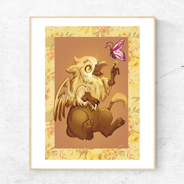 A4 Print - Gryphon Chick