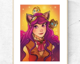 A4 Print - Cats Galore