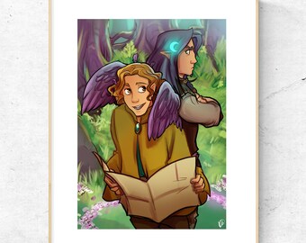 A4 Print - Basky and Gale