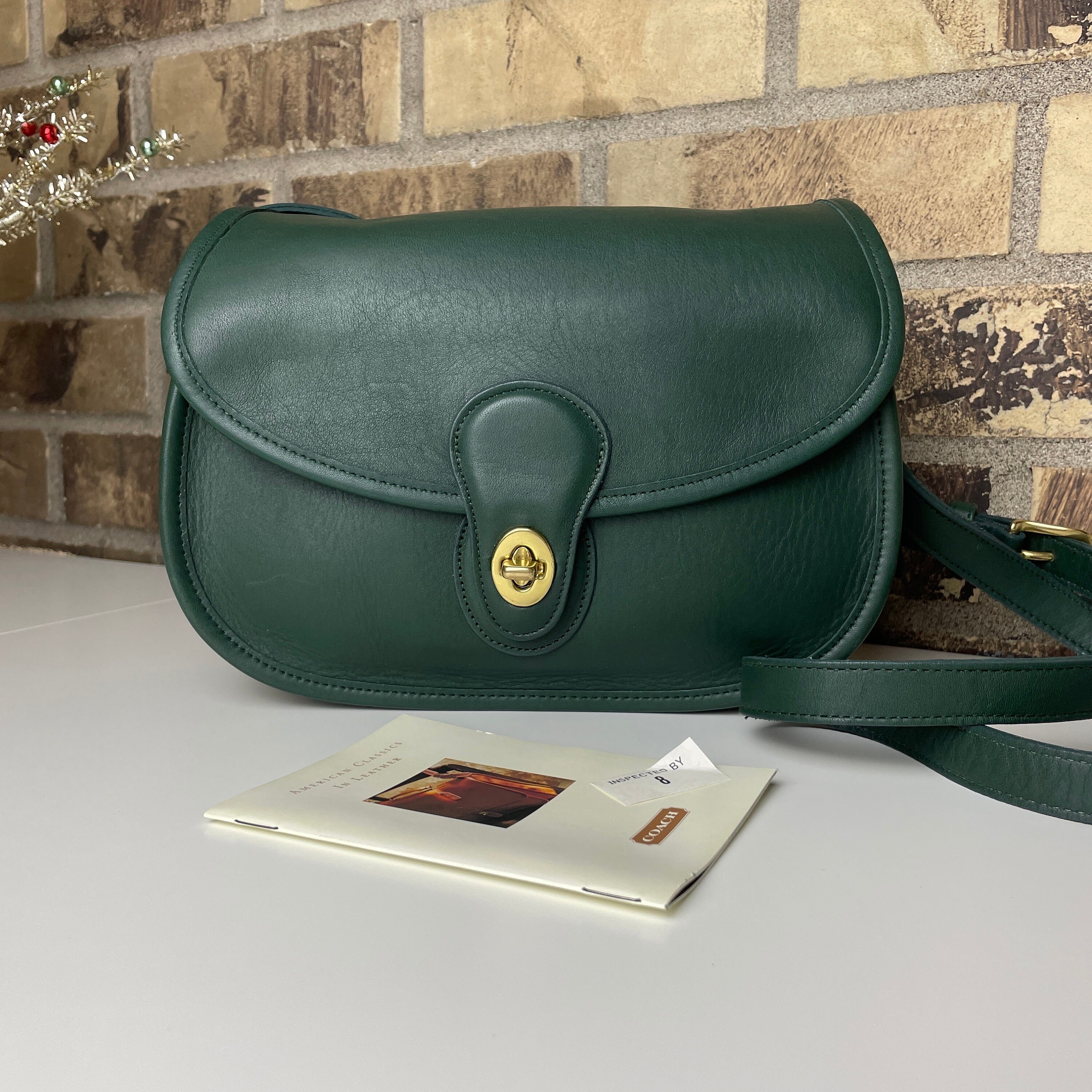 【極美品】 COACH vintage 2way green rera 5402 Vintage Coach Bottle Green Prairie Bag 9954 - Etsy