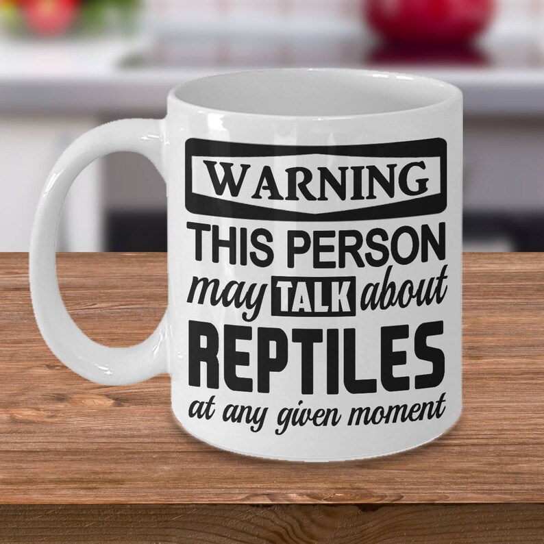 Reptile Mug Gift for Reptile Lovers Reptile Lovers Coffee Etsy