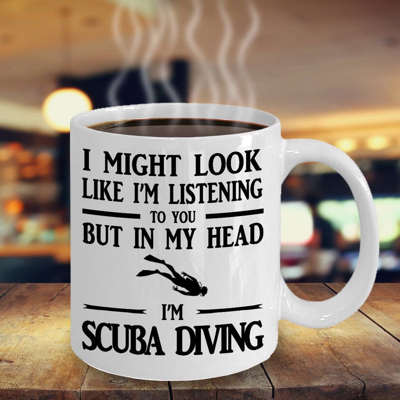 Scuba Diver Mug Gift for Scuba Divers Funny Scuba Diving Etsy