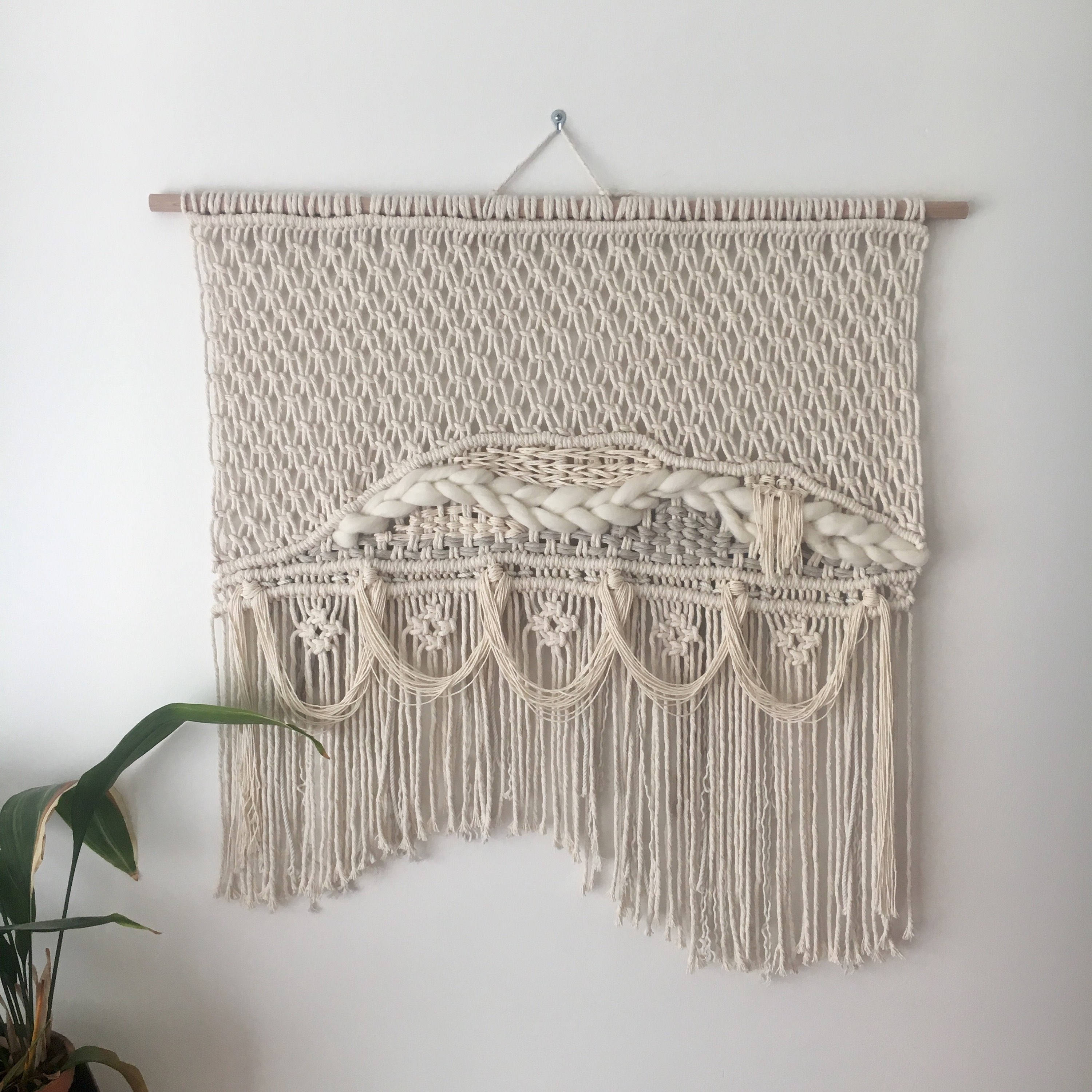 Large Macrame Wall Hanging Pattern Etsy