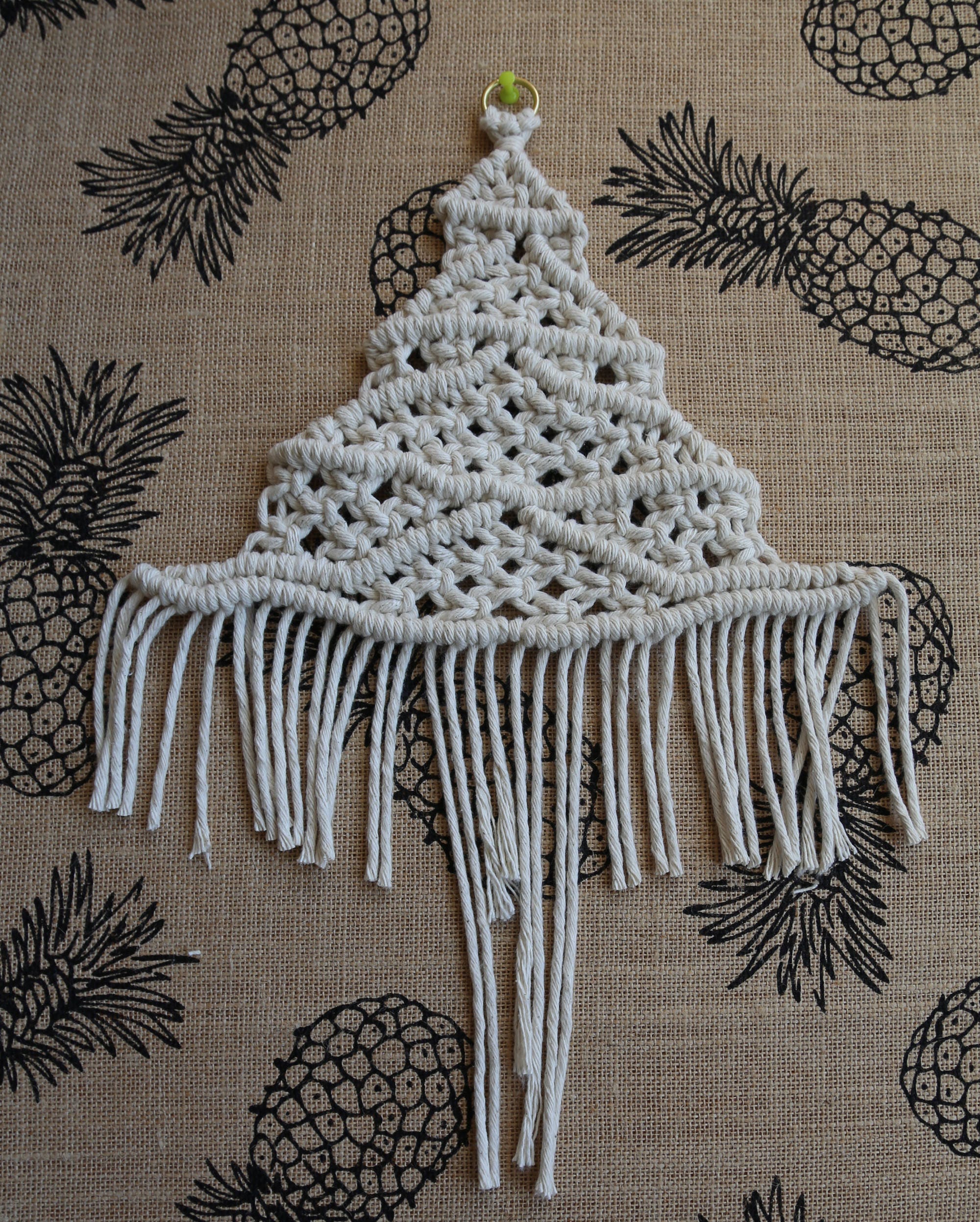 Macrame Christmas Tree Pattern Etsy Australia