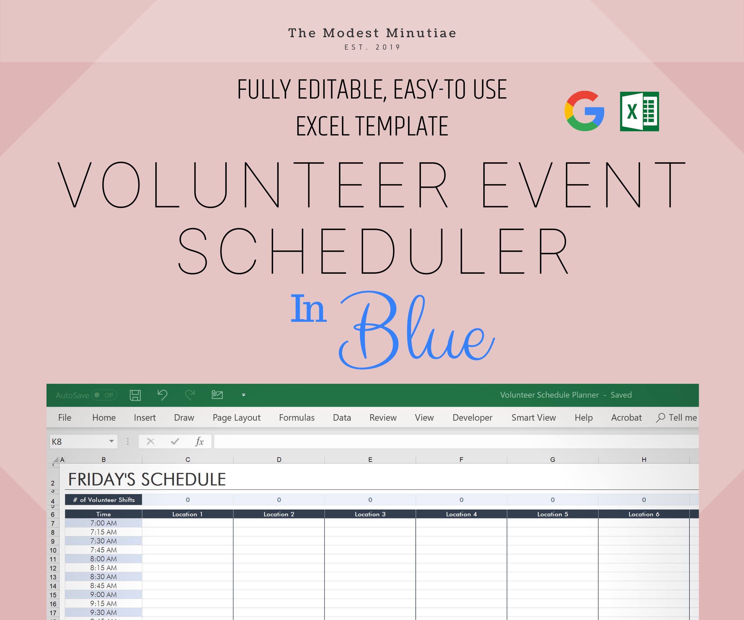 excel spreadsheet template for scheduling