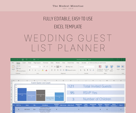 Wedding Guest List Spreadsheet Template from i.etsystatic.com