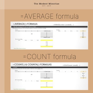 Excel Basic Formulas Tutorial Template image 4