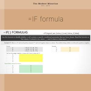 Excel Basic Formulas Tutorial Template image 6