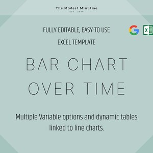 Basis staafdiagram Excel-sjabloon-meerdere variabelen