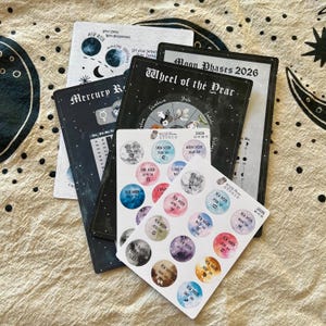 2026 BUNDLE Calendars, Planner Stickers, Journal Stickers