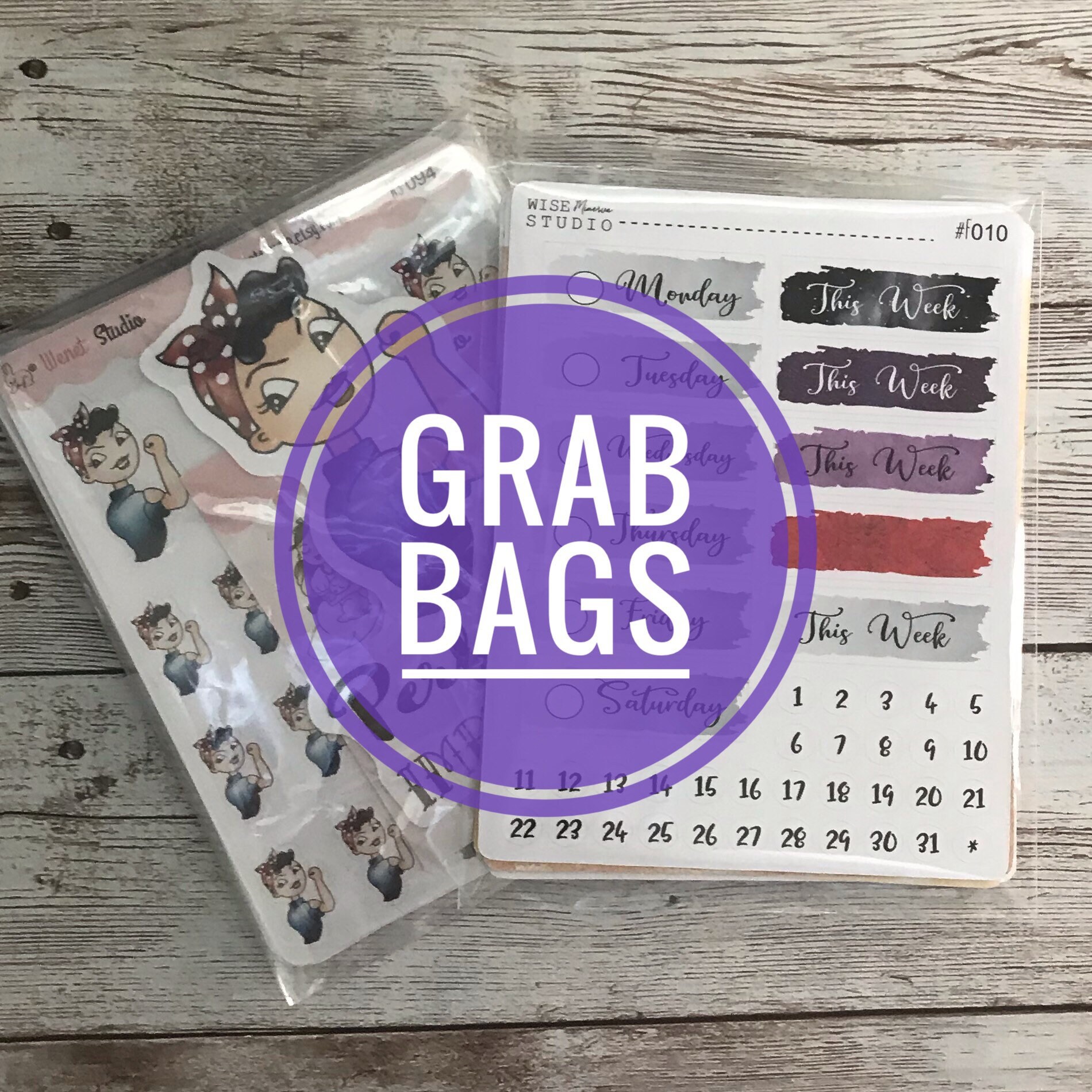 Oops Planner Sticker Grab Bag