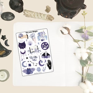 You are Magic Planner Stickers,  Deco stickers for Journals, Hand Drawn