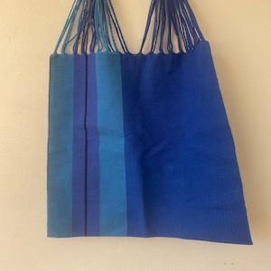 Mexican hammock handwoven bag  / gift for her /Mexican Tote Bag boho bag  / boho travel bag