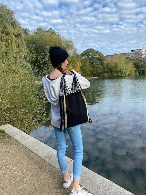 Gold Handbag Hammock Bag Mexican 