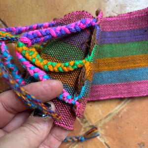 Cintura o fascia ricamata floreale messicana – accessorio di moda boho