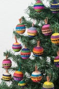 Exquisite Hand-Painted Jipijapa-Palm Ornaments: Made with Love in the Yucatan Peninsula