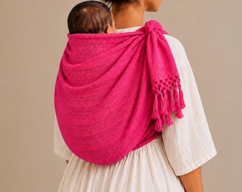 Geweven katoenen rebozo, traditionele Mexicaanse geboorte- en verloskundebehandeling.