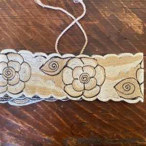 Cintura o fascia ricamata floreale messicana – accessorio di moda boho