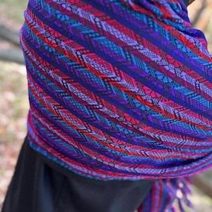 Rebozo, Scarf, Shawl, and Pashmina - rebozo for labor -Delicately Loom Woven Mexican Shawl -NEW COLORS