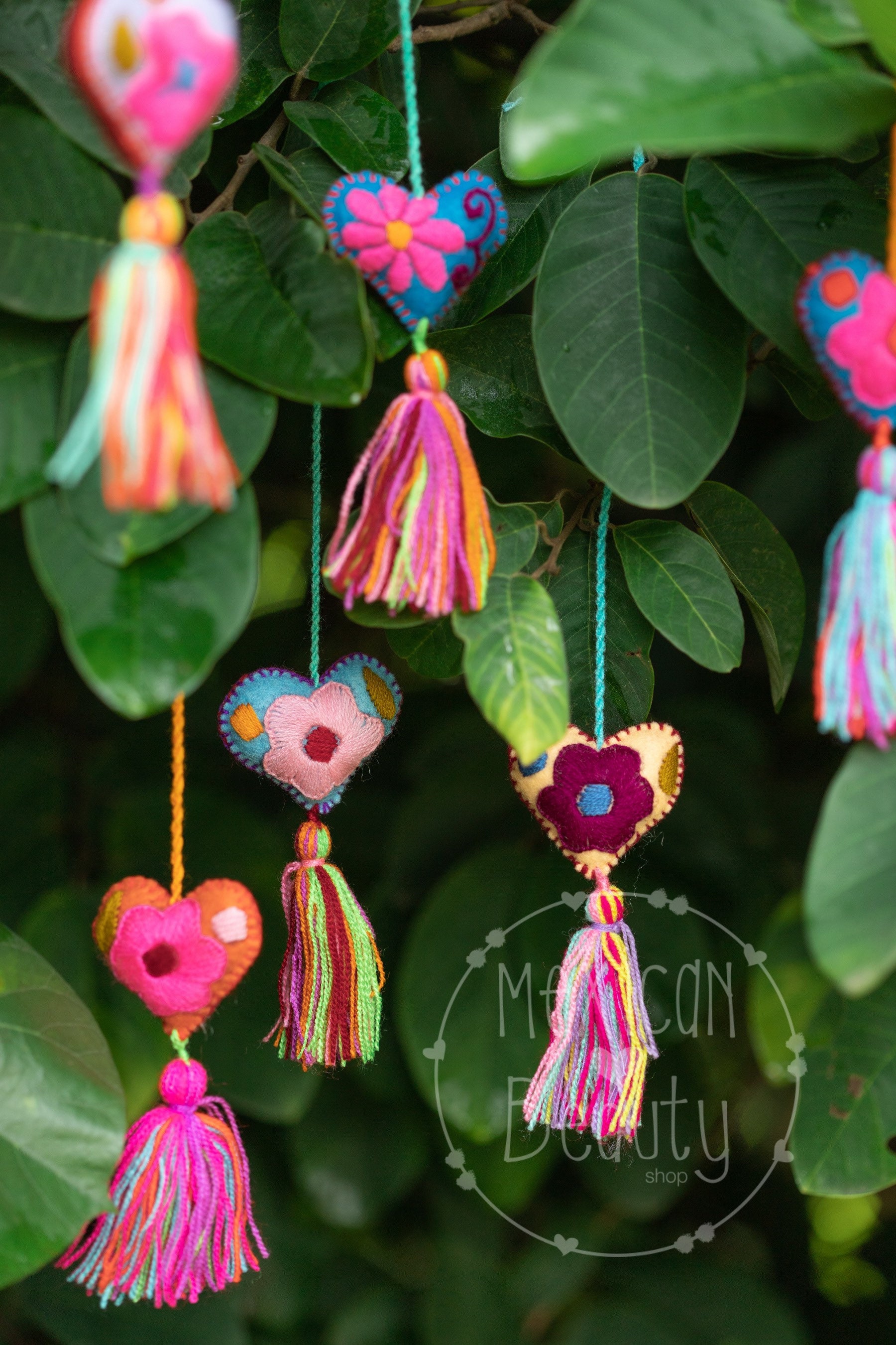 Hand Embroidered Heart Tassels Party Favors, 25 Pieces - Etsy