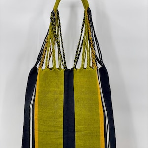 Handwoven Mexican Tote Bag – Backstrap Loom Cotton Handbag – Boho Summer Bag - ready in 2 weeks