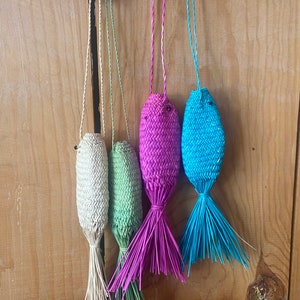 Jipijapa Palm Fish Ornaments