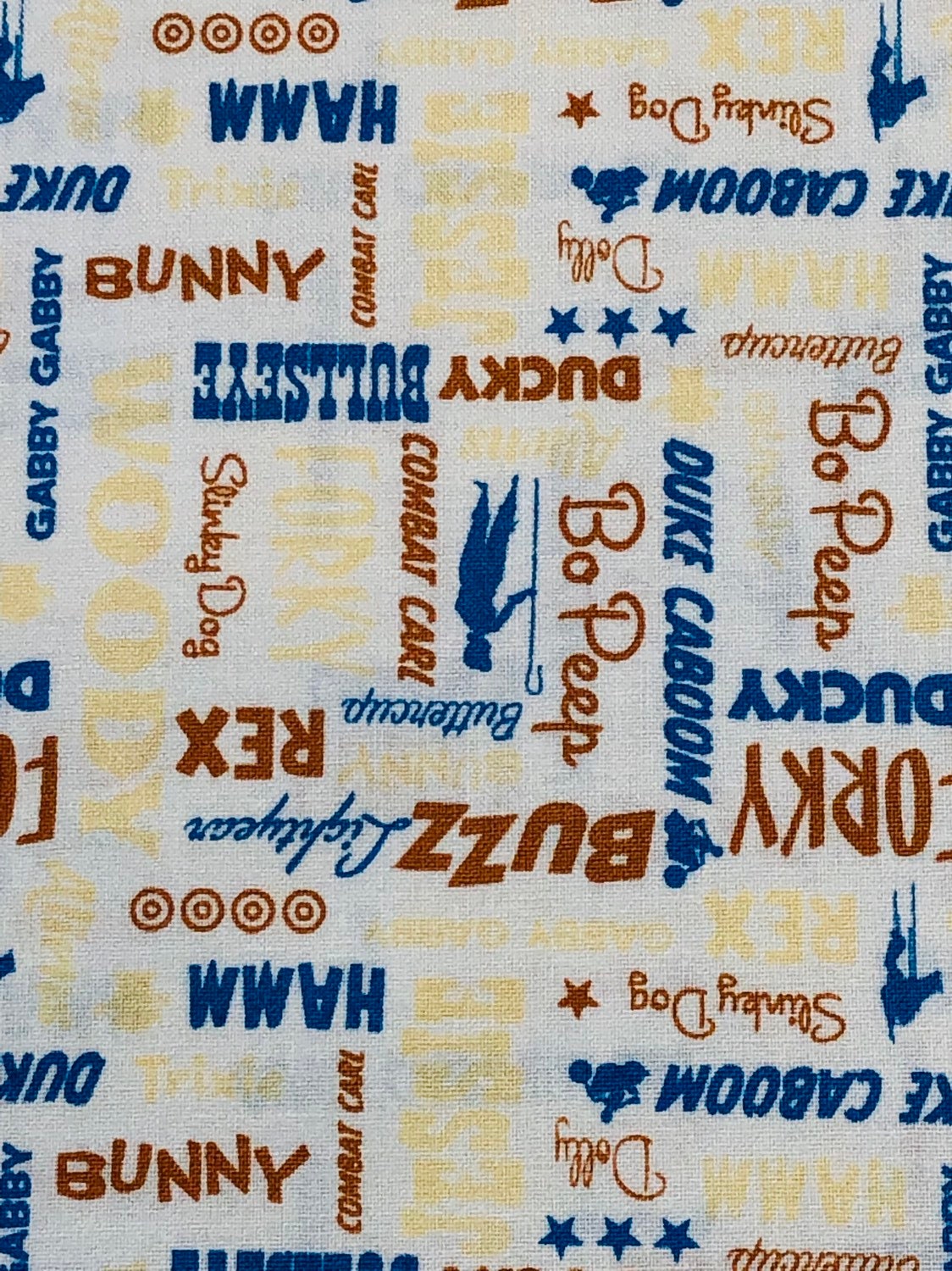 Toy Story Fabric Etsy