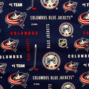 Columbus Blue Jackets NHL Fabric