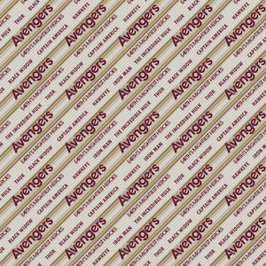 Avengers Retro Fabric
