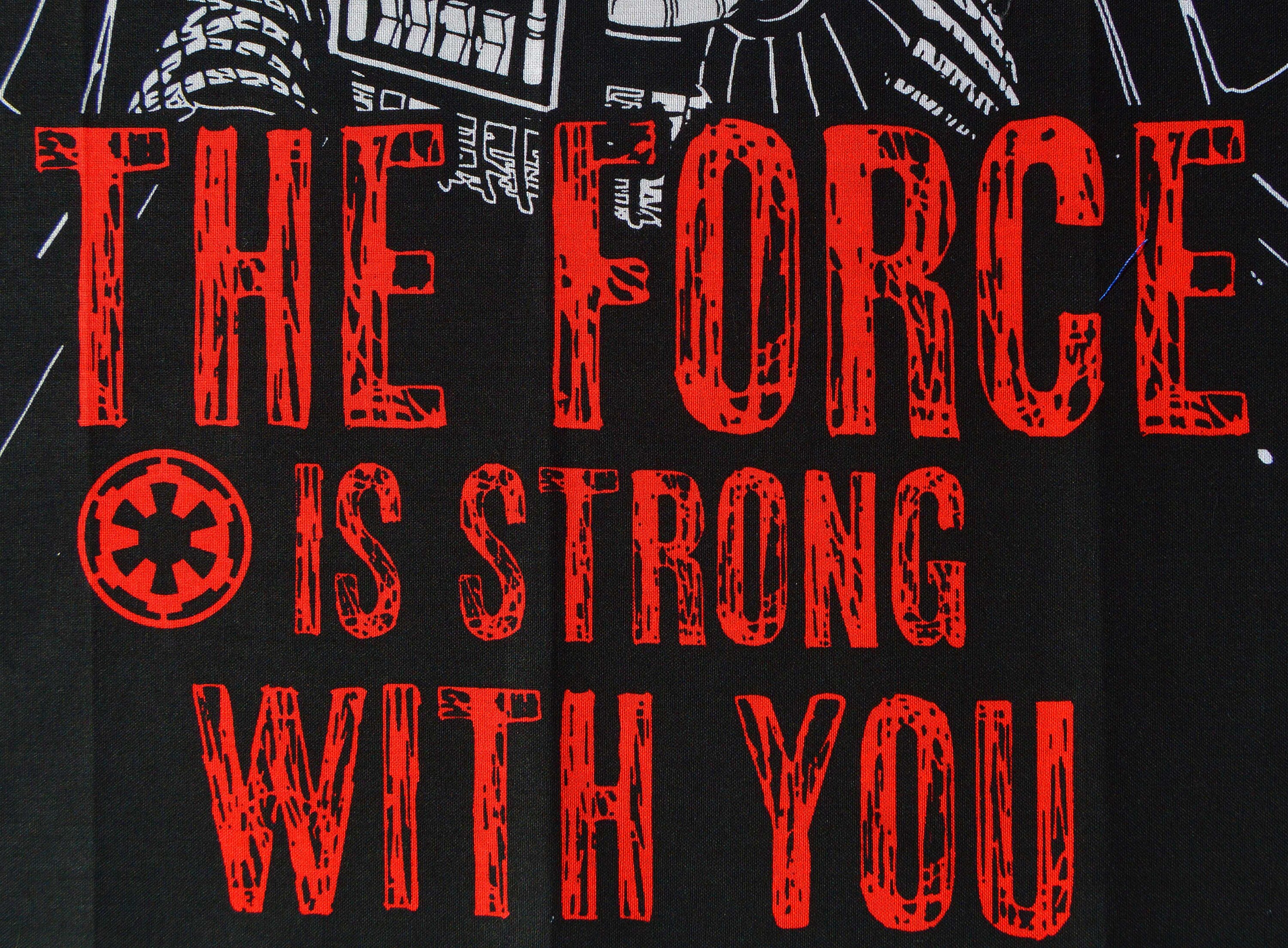 darth vader fabric panel