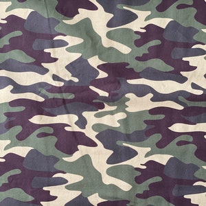 Camo Green Fabric