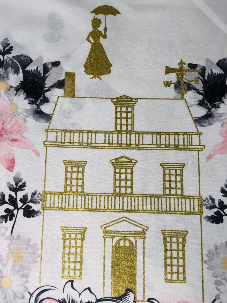 Mary Poppins Practically Perfect Half Panel wMetallic