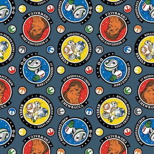 Star Wars 1st Resistance Crew Blue Fabric