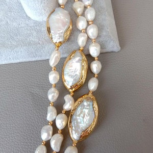 40% OFF 20 3 Strands Cultured Baroque Freshwater Pearl - Etsy