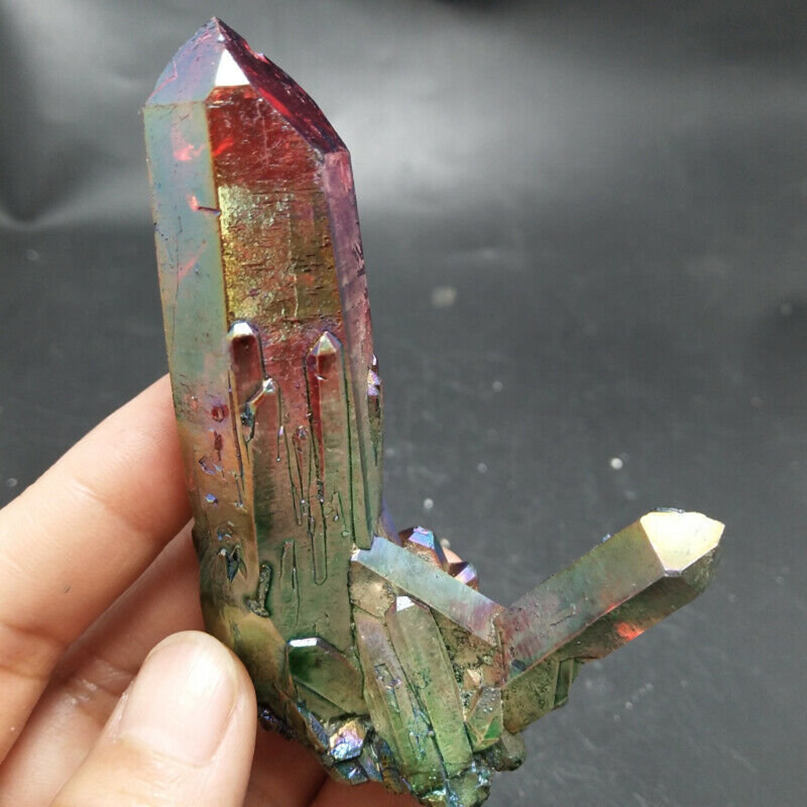 Natural Quartz Crystal Cluster Crystal Point Specimen Etsy