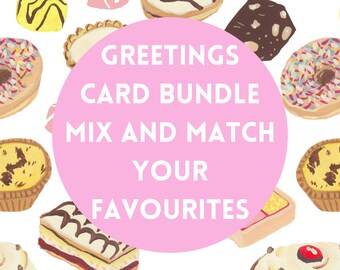 Greeting card multipack, mix and match your favourite card set, Christmas card Bundle, Greetings Card Set