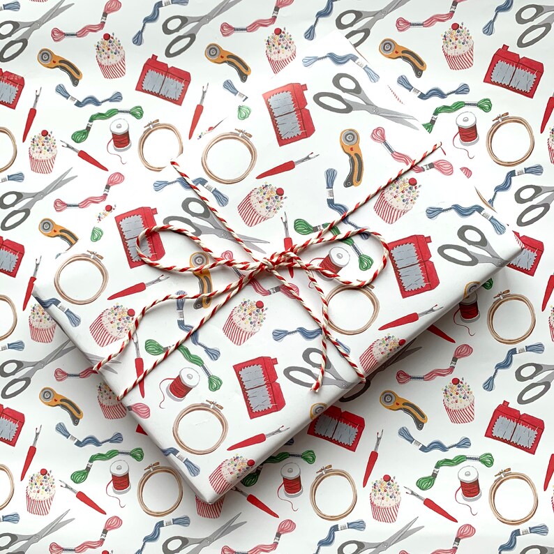 Haberdashery wrapping paper image 3