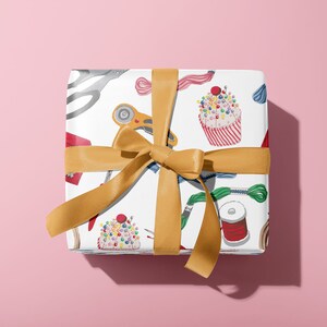 Haberdashery wrapping paper image 2