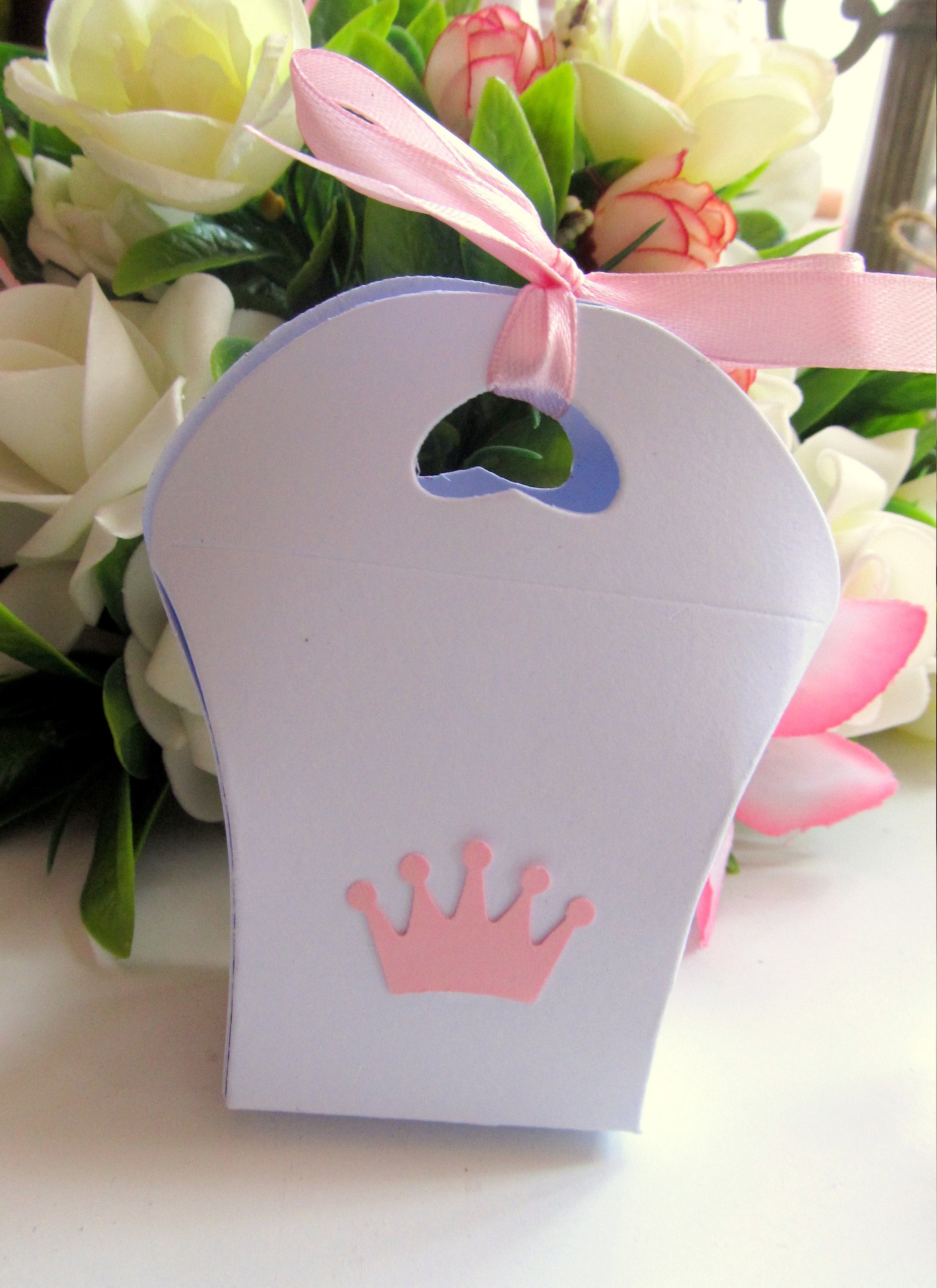 Baby Shower Favor Boxes/white boxes/girl shower /new baby Etsy