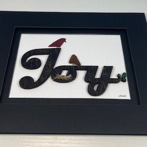 Free US shipping! / bird family/ pebble art/ rock art/ one of a kind/ unique gift