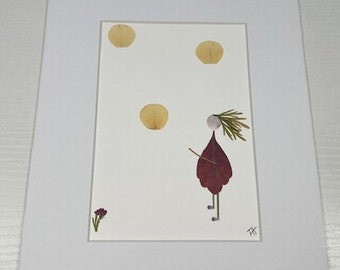 Free shipping/ make a wish/ flower art/ pressed flowers