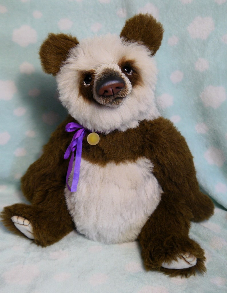 Handmade Bear Panda,ООАК, Collectible Bear,interior Bear, Art,teddy