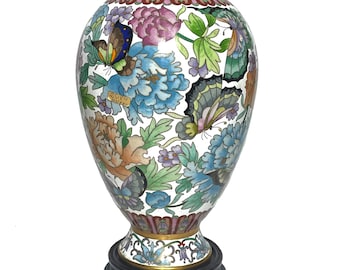 中国製の大型七宝焼き花瓶 - Etsy 日本