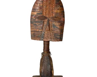 African reliquary Mahongwe Osseyba, protective figure of the Kota people