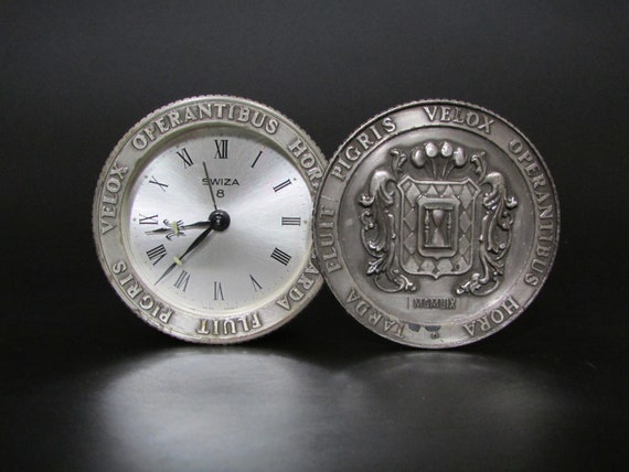 Swiza 目覚まし時計 8日間目覚まし時計 ヴィンテージ - Etsy 日本