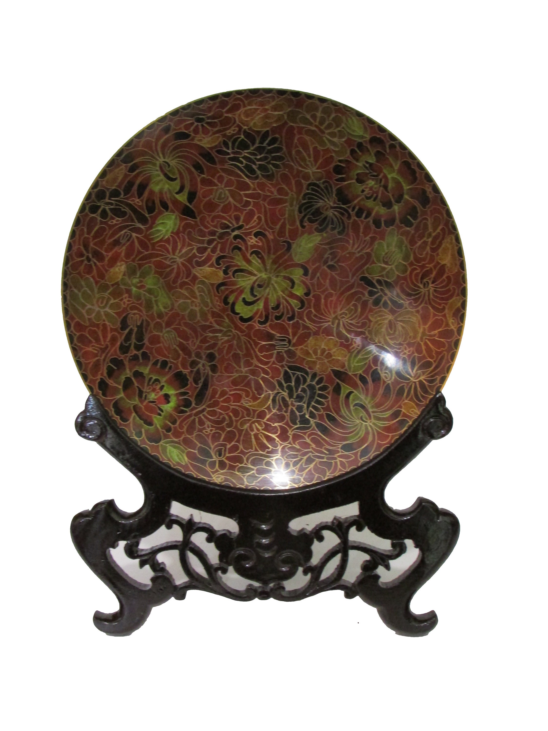 安藤七宝 ANDO CLOISONNE 花と鳥の模様
