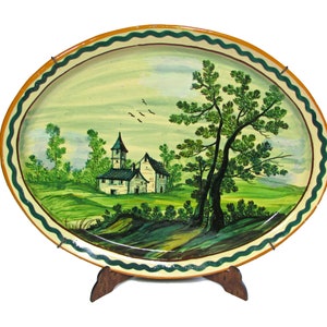 Castelli ceramic decorative plate